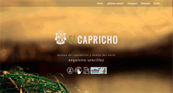 Desktop Screenshot of elcapricho.es